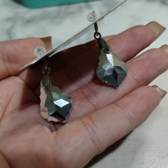 Colorful Crystal Earrings - Picture 4 of 4